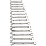 MILWAUKEE 15PC MAX BITE METRIC COMBINATION SPANNER SET